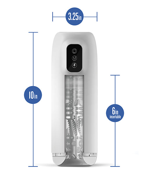 Blush M for Men Robo Bator Masajeador Vibrador Eléctrico - Blanco