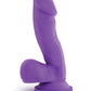 Grand gode Ruse Blush | Grand gode violet juteux | Gode à ventouse | Meilleur gode