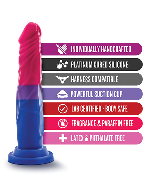 Dildo de orgullo bisexual Blush Avant P8 - Amor