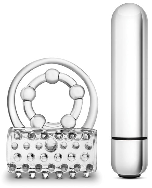 Anneau pénien Blush Stay Hard Super Clitifier - Transparent