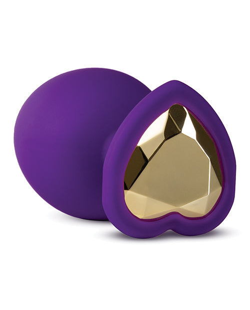 Blush Temptasia Bijou de corps Pailleté avec Pierre Précieuse Petit - Violet