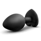Plug Annal Blush Temptasia avec strass et gemme - Petit - Noir
