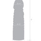 Blue Line C & B Extensión de funda acanalada y realista de 6" para pene - Ahumado