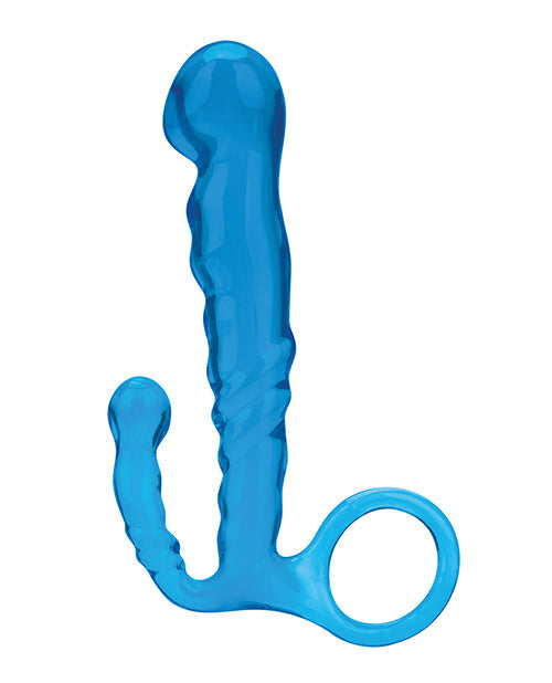 Blue Line C & B Masseur de Prostate Débutant 11,4 cm - Jelly Bleu