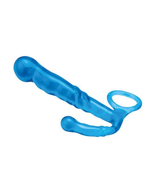Blue Line C & B Masseur de Prostate Débutant 11,4 cm - Jelly Bleu