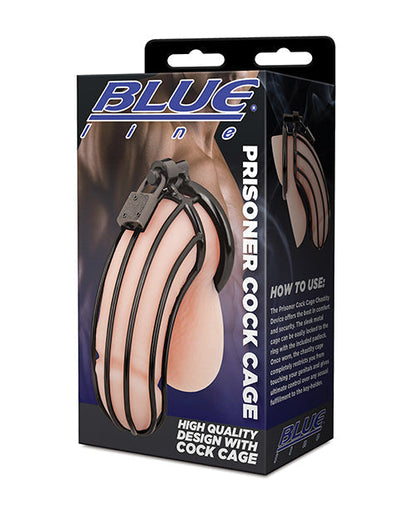 Cage de chasteté Blue Line pour pénis – Noir