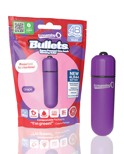 Balle vibrante Screaming O 4B - Raisin
