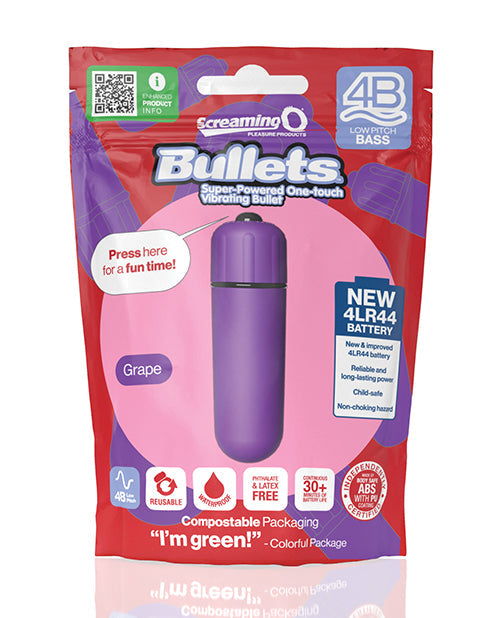 Balle vibrante Screaming O 4B - Raisin