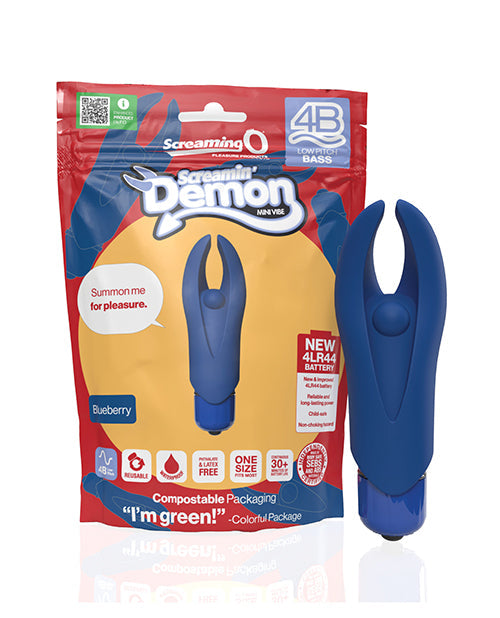 Vibromasseur mini-démon Screaming O 4B - Myrtille