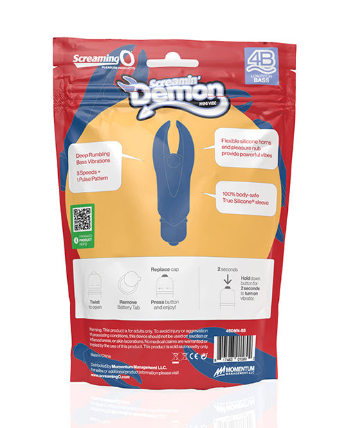 Vibromasseur mini-démon Screaming O 4B - Myrtille