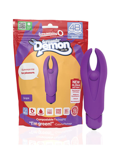 Minivibrador demonio 4B de Screaming O - Uva
