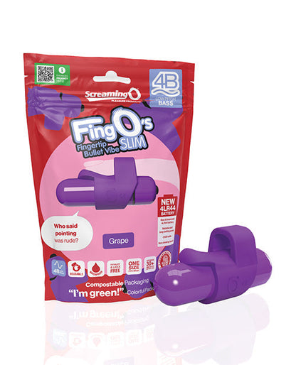 Screaming O 4B FingO Slim - Raisin