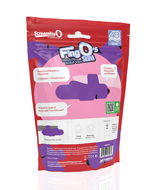 Screaming O 4B FingO Slim - Raisin