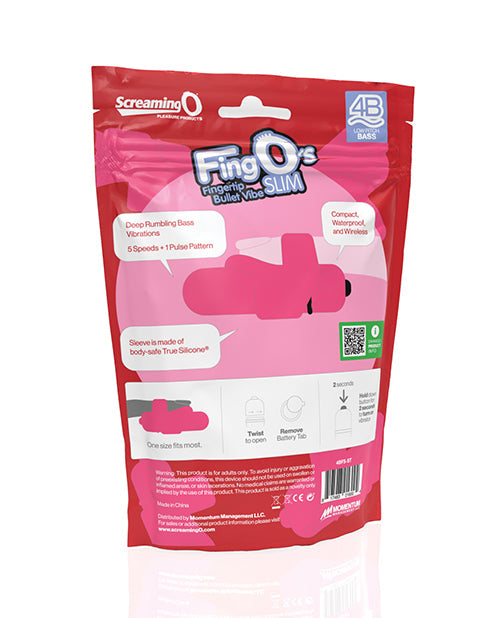 Screaming O 4B FingO Slim - Fraise