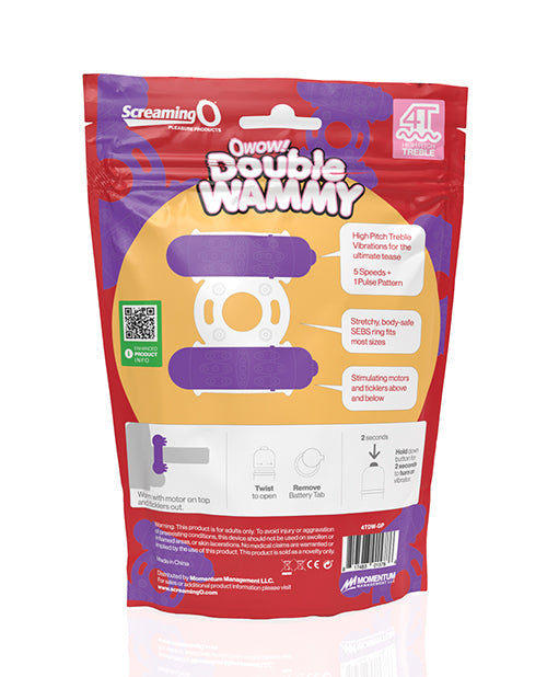 Screaming O 4T Double Wammy - Raisin