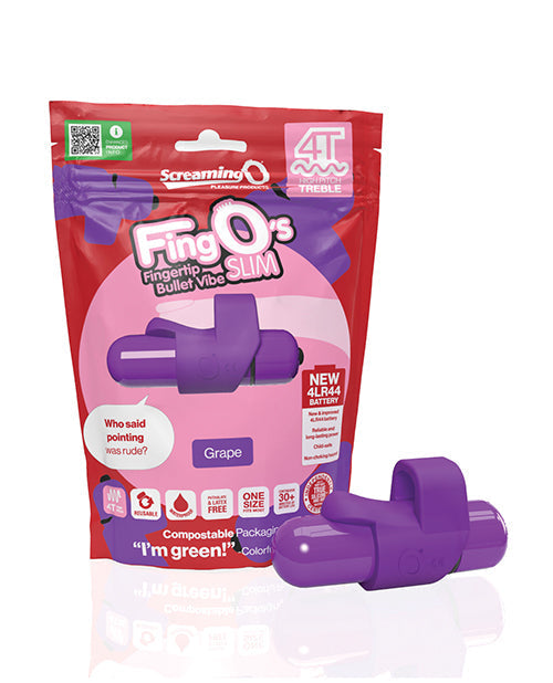 Screaming O 4T FingO Slim - Raisin