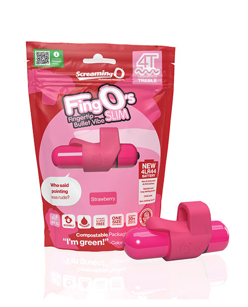 Screaming O 4T FingO Slim - Fraise