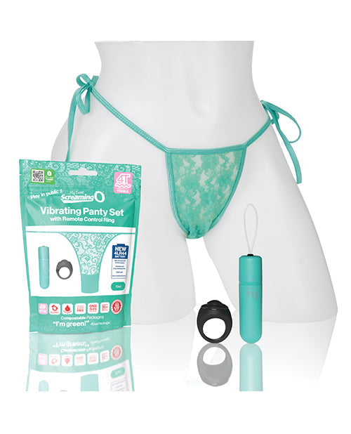 Screaming O My Secret 4T Vibrador de bragas con control remoto - Kiwi