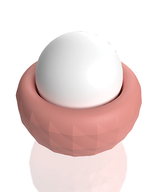 Vibromasseur œuf à pois Cuties de Screaming O - Rose poudré