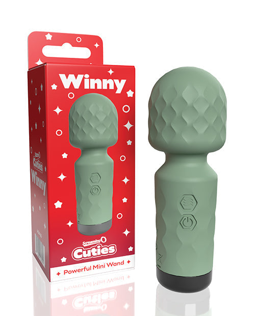 Mini-baguette vibrante Screaming O Cuties Winny - Vert sauge