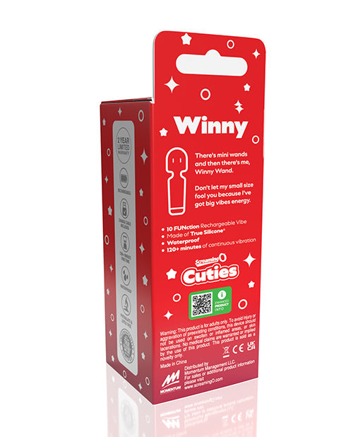 Mini-baguette vibrante Screaming O Cuties Winny - Vert sauge
