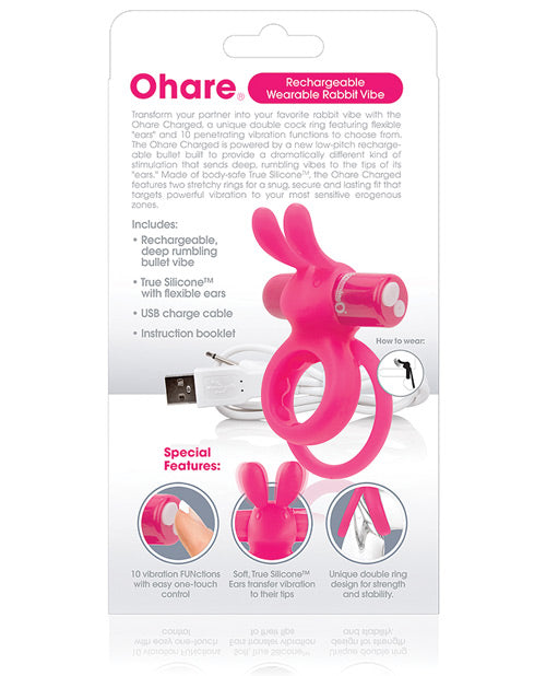 Mini Vibreur Screaming O Charged Ohare Vooom - Rose