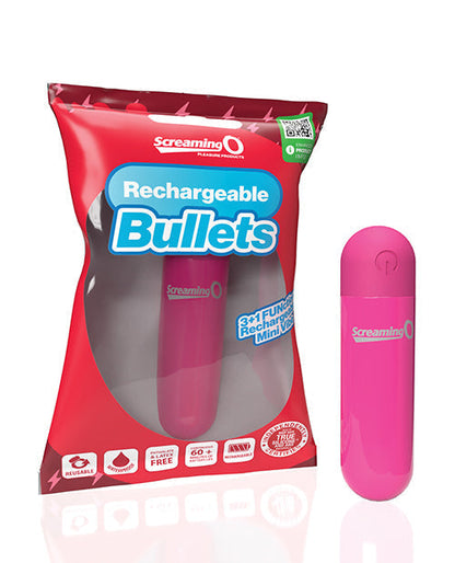 Balles Rechargeables Screaming O - Rose
