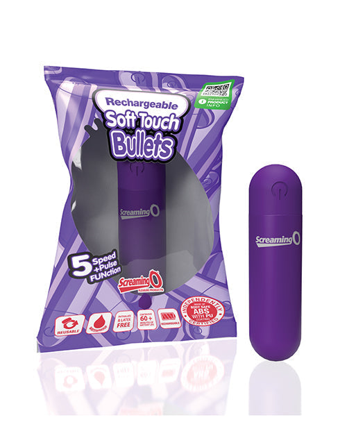 Screaming O Balle vibrante Soft Touch rechargeable - Violet