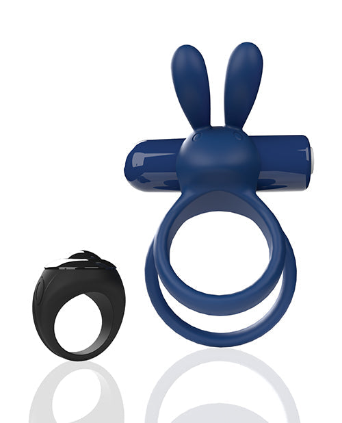 Bague vibrante télécommandée Screaming O Ohare - XL Bleue