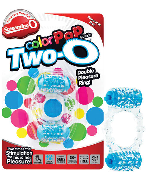Screaming O Color Pop Quickie Two-O - Bleu