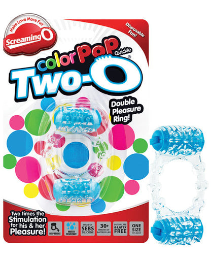 Screaming O Color Pop Quickie Two-O - Bleu