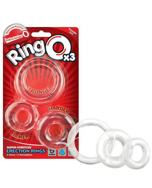 Screaming O RingO - Paquete Transparente de 3 unidades
