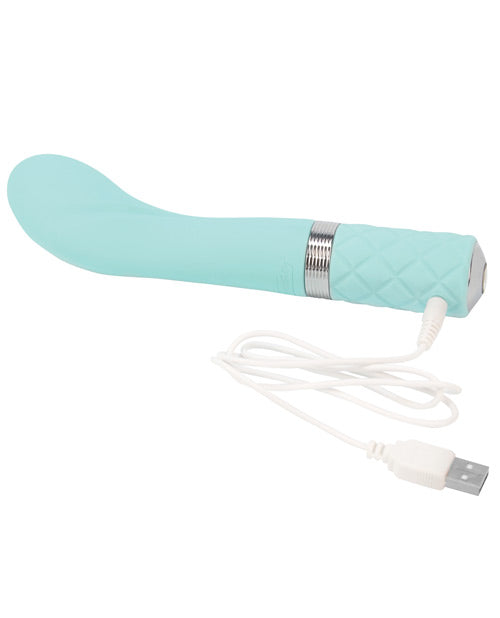 Pillow Talk Vibrador Sassy G Spot - Azul verdoso