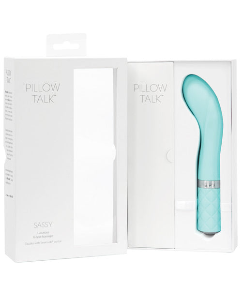 Pillow Talk Vibrador Sassy G Spot - Azul verdoso