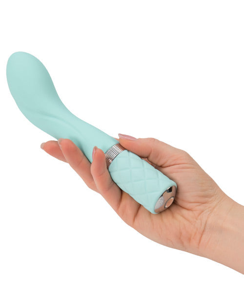Pillow Talk Vibrador Sassy G Spot - Azul verdoso