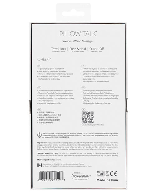Baguette magique Pillow Talk Cheeky Wand – Rose