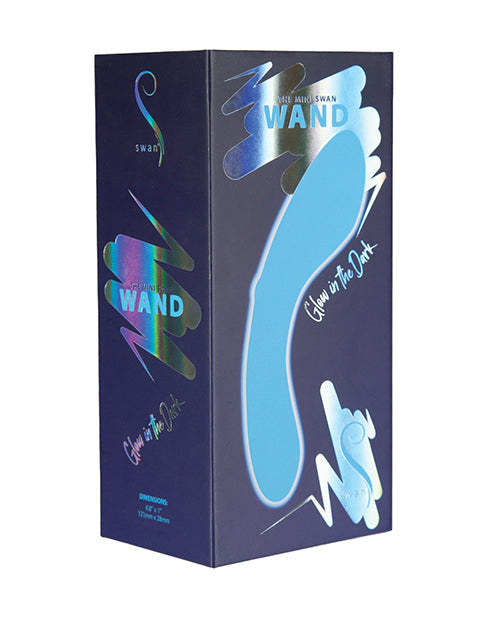 Minivibrador con forma de cisne | Vibrador de punto G que brilla en la oscuridad | Vibrador de clítoris azul | El mejor vibrador para mujeres