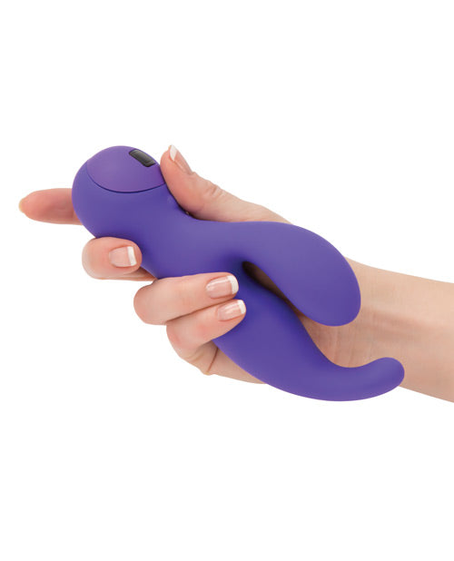 Vibrador Swan Solo G Spot con toque de seda - Morado