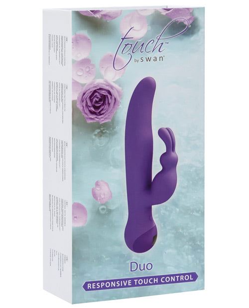 Vibrador Rabbit Swan Duo | Vibrador de punto G morado | Vibrador de clítoris resistente al agua | El mejor vibrador para mujeres