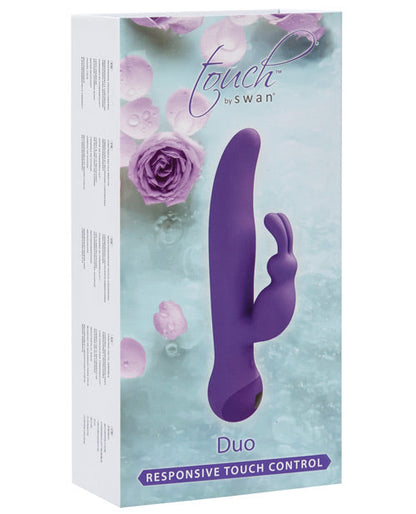 Vibrador Rabbit Swan Duo | Vibrador de punto G morado | Vibrador de clítoris resistente al agua | El mejor vibrador para mujeres
