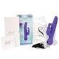 Vibrador Rabbit Swan Duo | Vibrador de punto G morado | Vibrador de clítoris resistente al agua | El mejor vibrador para mujeres
