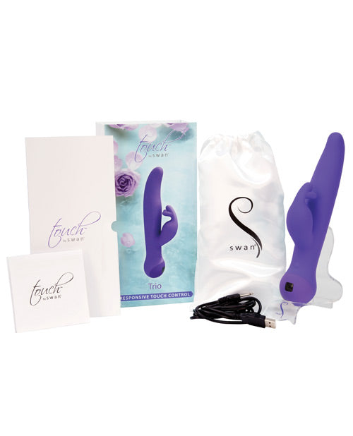 Vibromasseur clitoridien Touch by Swan Trio – Violet