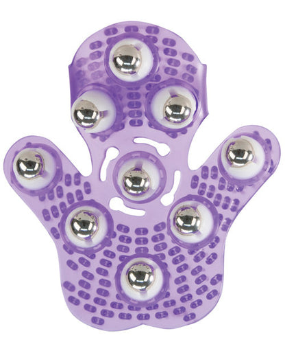 Rodillo de masaje de bolas - Morado
