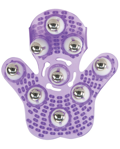 Rodillo de masaje de bolas - Morado