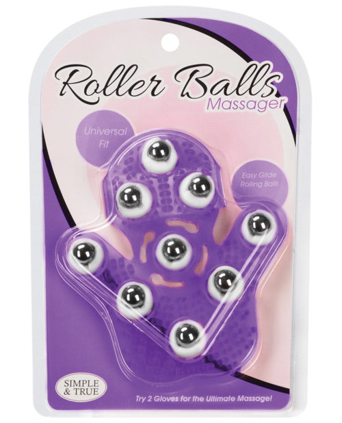 Rodillo de masaje de bolas - Morado