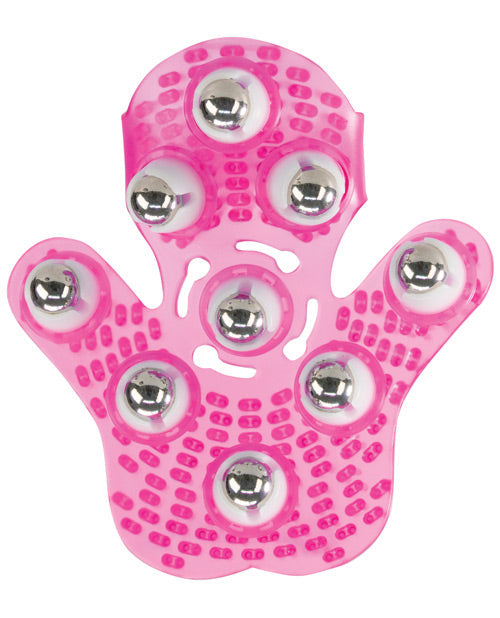 Masajeador de bolas rodantes - Rosa