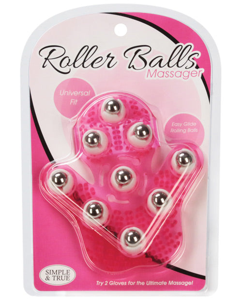 Masajeador de bolas rodantes - Rosa