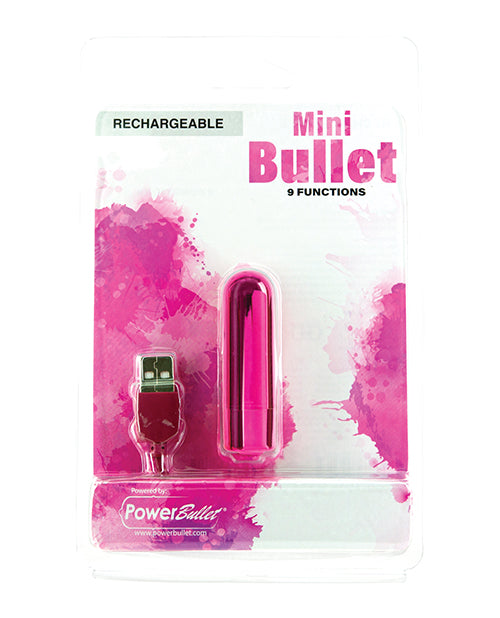 Mini Balle Vibrante Rechargeable - 9 Fonctions Rose
