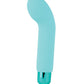 Vibreur Rechargeable Sara's Spot avec Manchon Point G - 10 Fonctions Bleu Canard