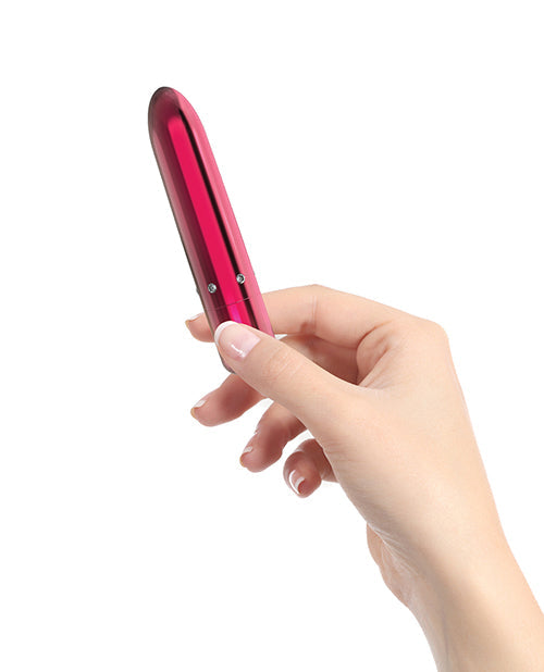 Bala recargable Pretty Point - 10 funciones, rosa